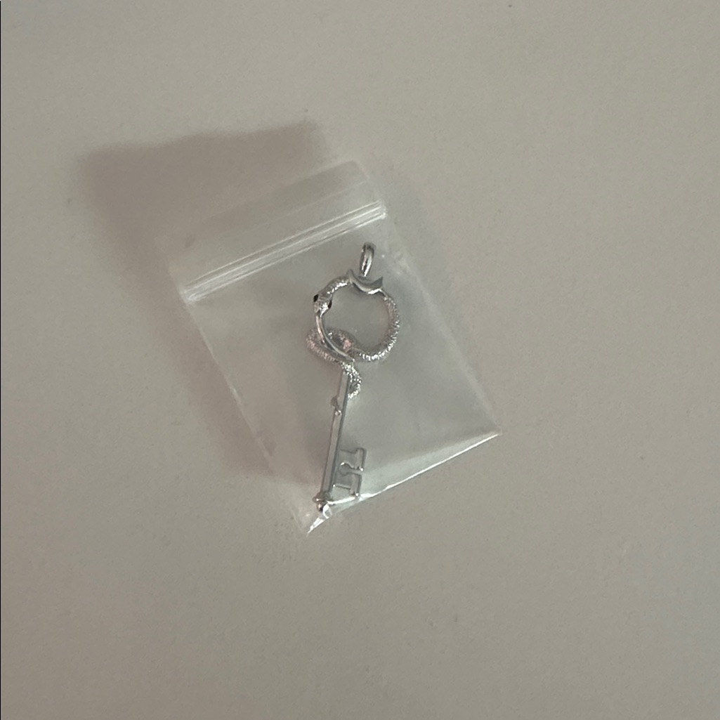 Awe Inspired “Gate Of Hades” Sterling Silver Key Charm Pendant Amulet Necklace — image 4 of 4